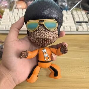 RARE (limited stock) sackboy afro figurine little big planet figure collectible